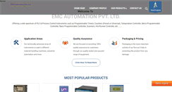 Desktop Screenshot of emcautomationindia.com