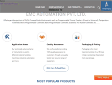 Tablet Screenshot of emcautomationindia.com